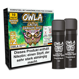 2x OWLA Pod 2ml - Cactus Dragon Razz 10mg - 2er Pack