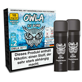 2x OWLA Pod 2ml - Icy Bomb 10mg - 2er Pack