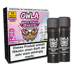 2x OWLA Pod 2ml - White Peach Razz 10mg - 2er Pack
