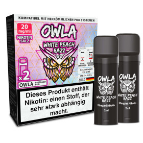 2x OWLA Pod 2ml - White Peach Razz 20mg - 2er Pack