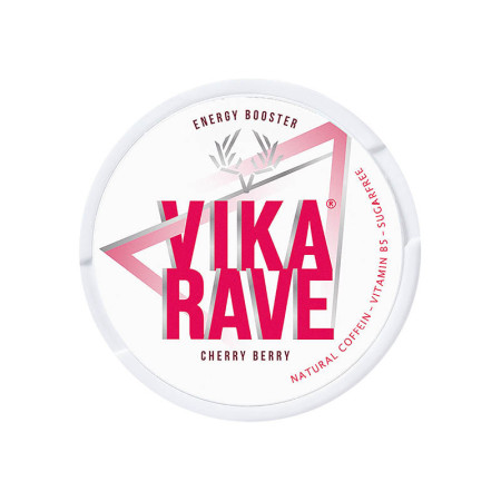 Vika Rave Koffein - Cherry Berry- 20 Pouches