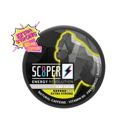 Scooper Energy Pouches "Iced Cola " Extra Strong