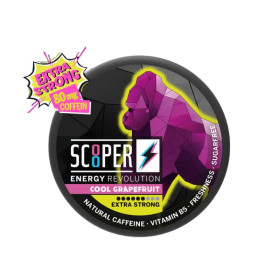 Scooper Energy Pouches "Cool Grapefruit " Extra Strong