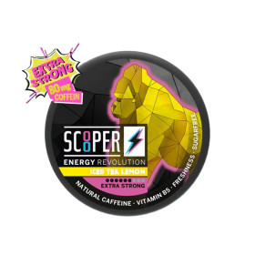 Scooper Energy Pouches "Iced Tea Lemon" Extra Strong