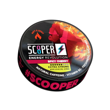 Scooper Energy Pouches "Spicy Cherry" Extra Strong