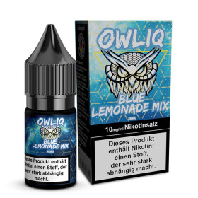 OWLIQ - Blue Lemonade Mix – Nikotinsalz Liquid – 10mg