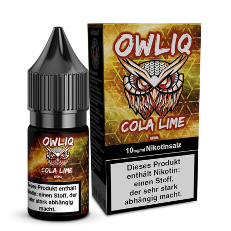 OWLIQ - Cola Lime – Nikotinsalz Liquid – 10mg