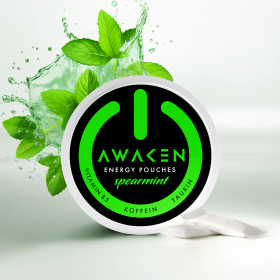 Awaken energy pouches- Spearmint 50mg