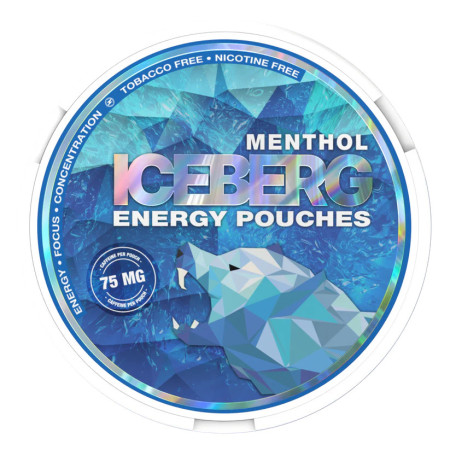 Iceberg energy pouches - Menthol 75mg
