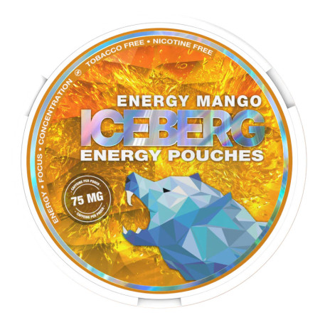 Iceberg energy pouches - Energy Mango 150mg