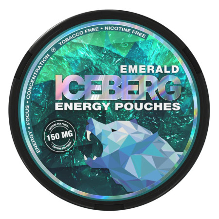 Iceberg energy pouches - Emerald 150mg