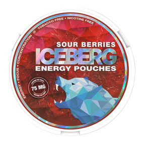 Iceberg energy pouches - Sour Berries 75mg