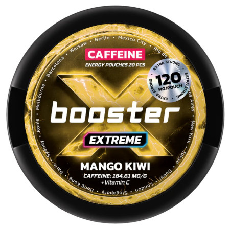 X Booster energy pouches - Mango & Kiwi 120mg