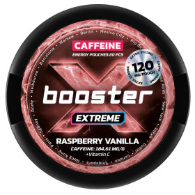X Booster energy pouches - Raspberry & Vanilla 120mg