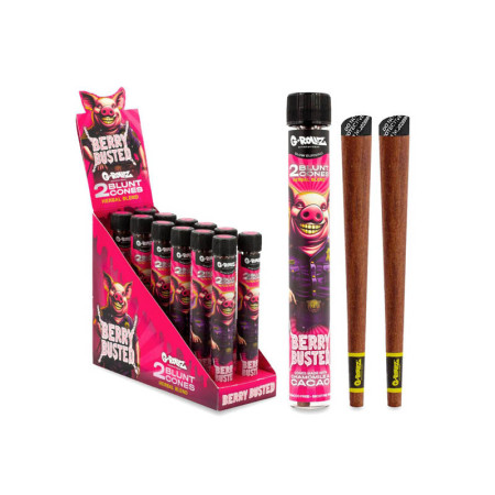 G-ROLLZ " Berry Busted " Terpene-Infused Herbal Blunts - 2er Pack