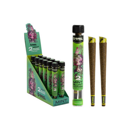 G-ROLLZ " Mint " Terpene-Infused Herbal Blunts - 2er Pack