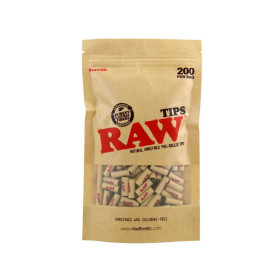 Raw Tips - 200 Pre-Rolled Tips