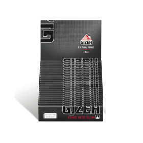 Gizeh Black King Size Slim - je 34 Blatt