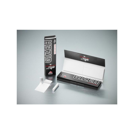 Gizeh Black King Size Slim - je 34 Blatt + 34 Tips