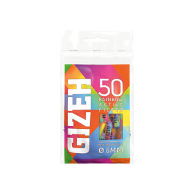 Gizeh Active Filter Rainbow 6mm - 50 Stück