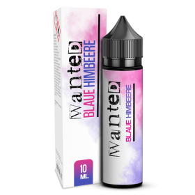 Wanted Longfill - blaue Himbeere - 10ml Aroma in 60ml Flasche