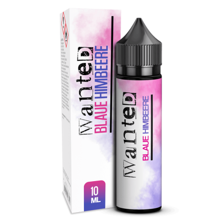 Wanted Longfill - blaue Himbeere - 10ml Aroma in 60ml Flasche