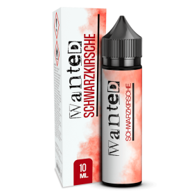 Wanted Longfill - Schwarzkirsche - 10ml Aroma in 60ml Flasche