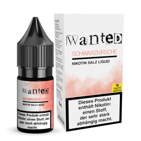 Wanted - Schwarzkirsche - Nikotinsalz Liquid – 10mg