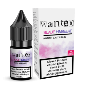 Wanted - blaue Himbeere - Nikotinsalz Liquid – 20mg