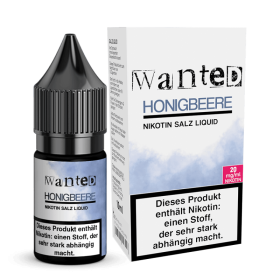 Wanted - Honigbeere - Nikotinsalz Liquid – 20mg
