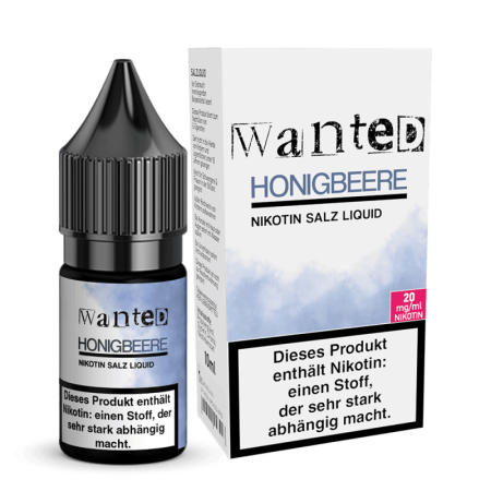 Wanted - Honigbeere - Nikotinsalz Liquid – 20mg