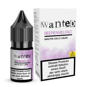 Wanted - Beerenvielfalt - Nikotinsalz Liquid – 10mg