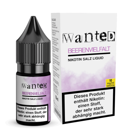 Wanted - Beerenvielfalt - Nikotinsalz Liquid – 10mg