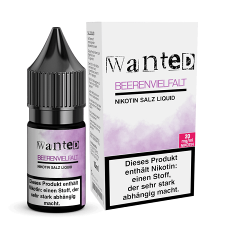 Wanted - Beerenvielfalt - Nikotinsalz Liquid – 20mg