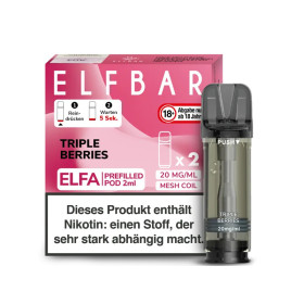 Elfbar Elfa Einweg Pod - Triple Berries - 20mg Nikotinsalz - 2er Pack