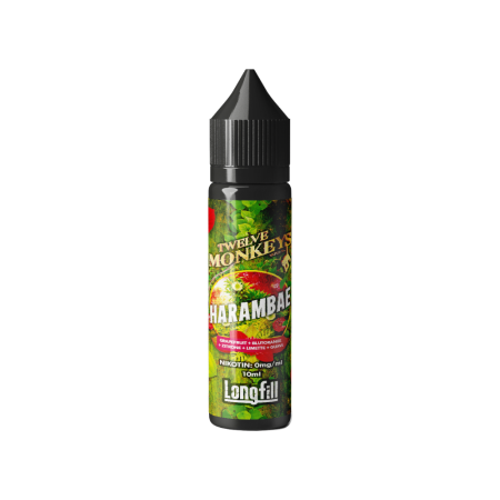 Twelve Monkeys Aroma Longfill - Harambae - 10ml in 60ml Flasche STEUERWARE C
