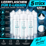 Vip Vape Leerflasche 120ml – 5er Pack – Bild 4