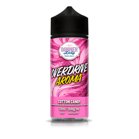 Dinner Lady Overdrive Cotton Candy Longfill – 10ml Aroma in 120ml