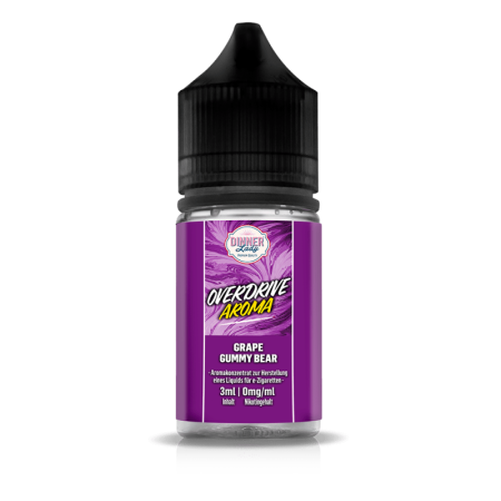 Dinner Lady Overdrive Grape Gummy Bear Longfill – 3ml Aroma in 30ml