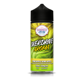 Dinner Lady Overdrive Pineapple Kiwi Apple Longfill – 10ml Aroma in 120ml