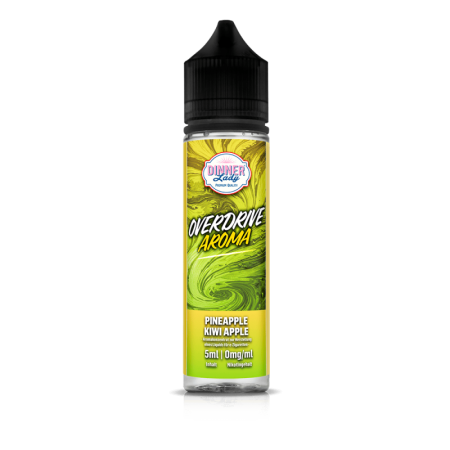 Dinner Lady Overdrive Pineapple Kiwi Apple Longfill – 5ml Aroma in 60ml