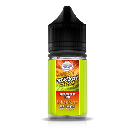 Dinner Lady Overdrive Strawberry Lime Longfill – 3ml Aroma in 30ml
