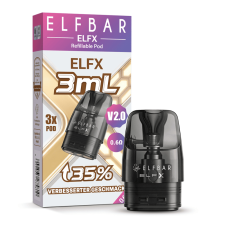 Elfbar ELFX V2.0 3ml Pod 0.6 Ohm