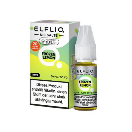 ELFLIQ - Frozen Lemon - Nikotinsalz Liquid - 20mg