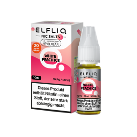 ELFLIQ - White Peach Ice - Nikotinsalz Liquid - 20mg