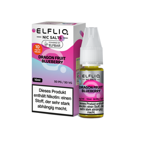 ELFLIQ - Dragon Fruit Blueberry - Nikotinsalz Liquid - 10mg