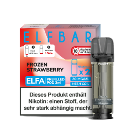 Elfbar Elfa Pod - Frozen Strawberry - 20mg Nikotinsalz - 2er Pack