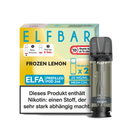 Elfbar Elfa Pod - Frozen Lemon - 20mg Nikotinsalz - 2er Pack