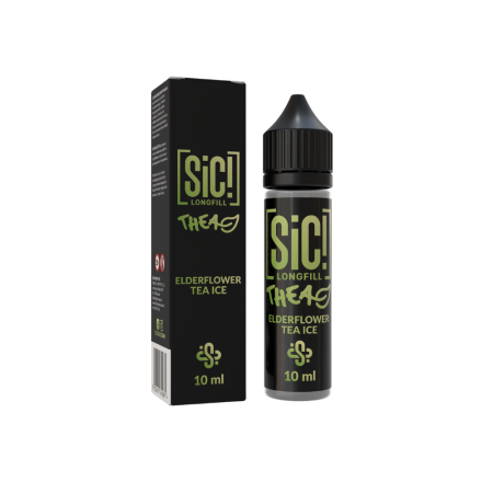 SiC! - Longfills 10 ml - Elderflower Tea Ice - 10ml Aroma in 60ml