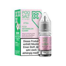 Pod Salt X - Fizzy Watermelon Gummy - Nikotinsalz Liquid - 20mg